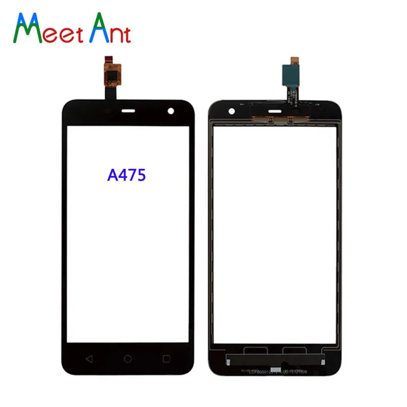 Высокое качество 5," для zte Blade L4 Pro A465 и A475 сенсорный экран дигитайзер сенсор Передняя стеклянная панель объектива Черный Белый