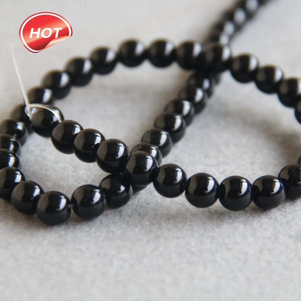 Аксессуары из черного оникса 8 мм натуральная россыпь аксессуары натурального