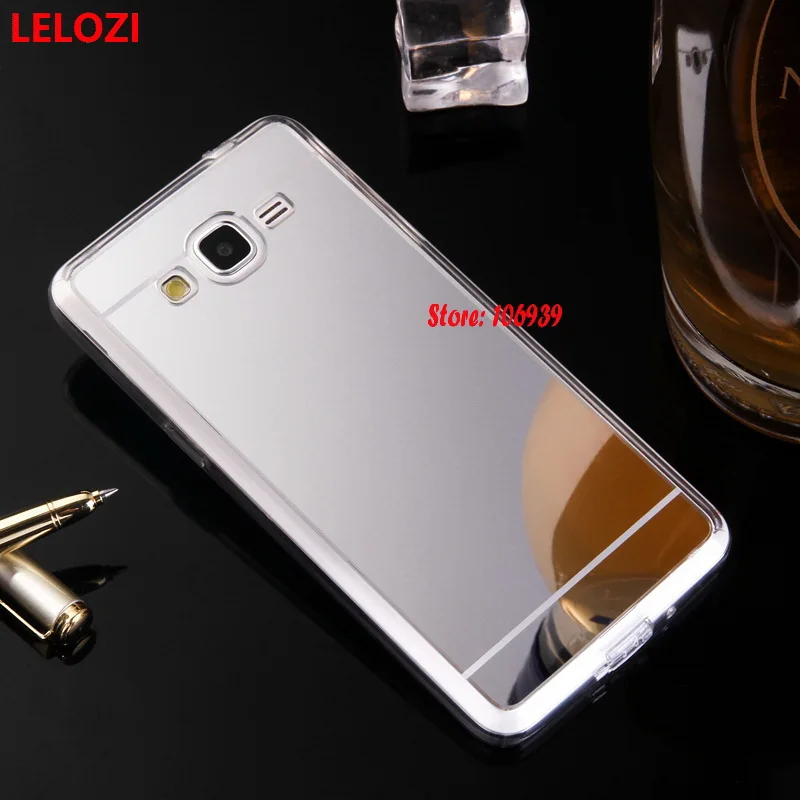 Lelozi гальванических мягкий ТПУ зеркало miror телефон Обувь для девочек Coque capinha чехол
