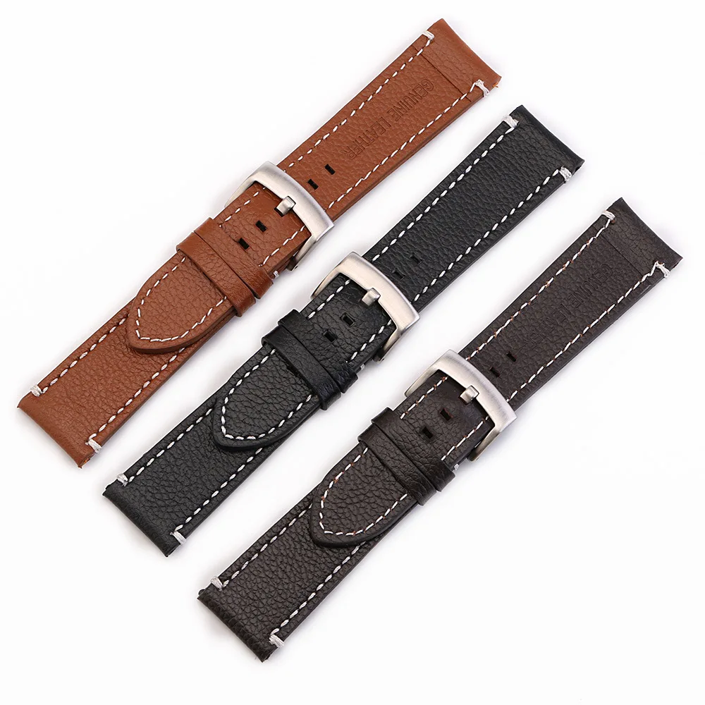 Топ Класс двойной дермы из воловьей кожи в стиле ретро на гибких ремешках