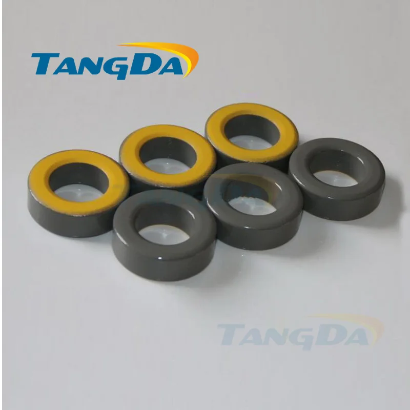 

Tangda Iron powder cores T130-33 OD*ID*HT 34*20*11.5 mm 33.5nH/N2 33ue Iron dust core Ferrite Toroid Core toroidal yellow gray