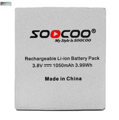 Новый 2 шт. оригинальный SOOCOO аккумулятор и двойное зарядное устройство для C10 C10S