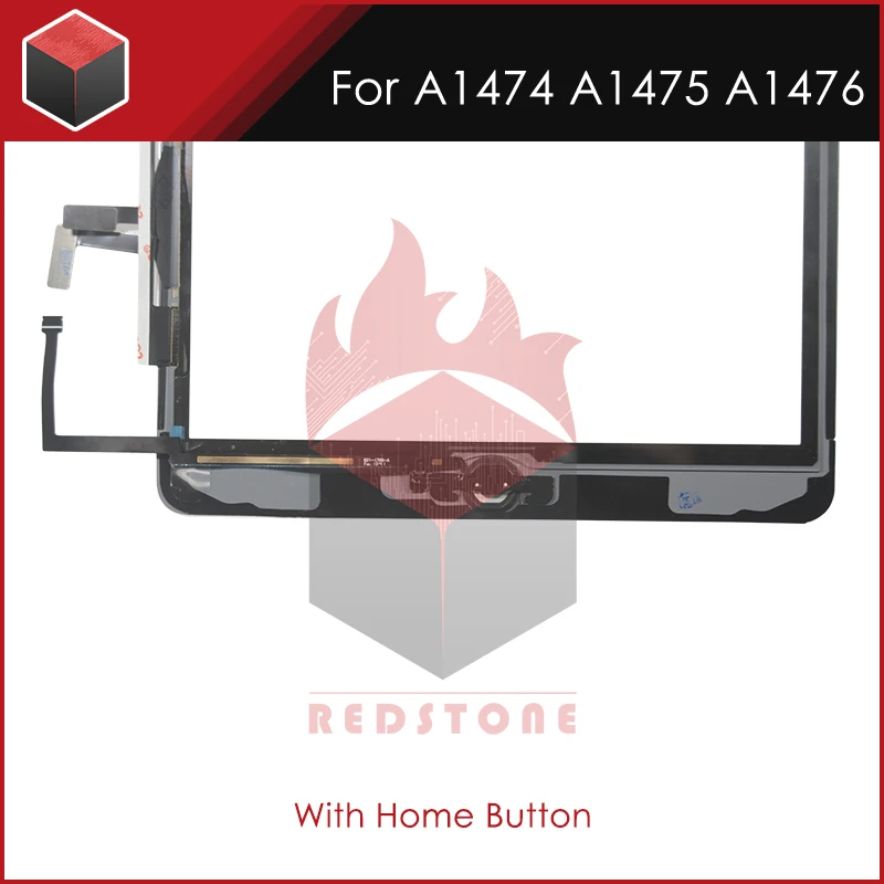 Touch Screen Panel With Home Button Black White 9.7'' For iPad Air Display Glass Digitizer Assembly A1474 A1475 A1476 