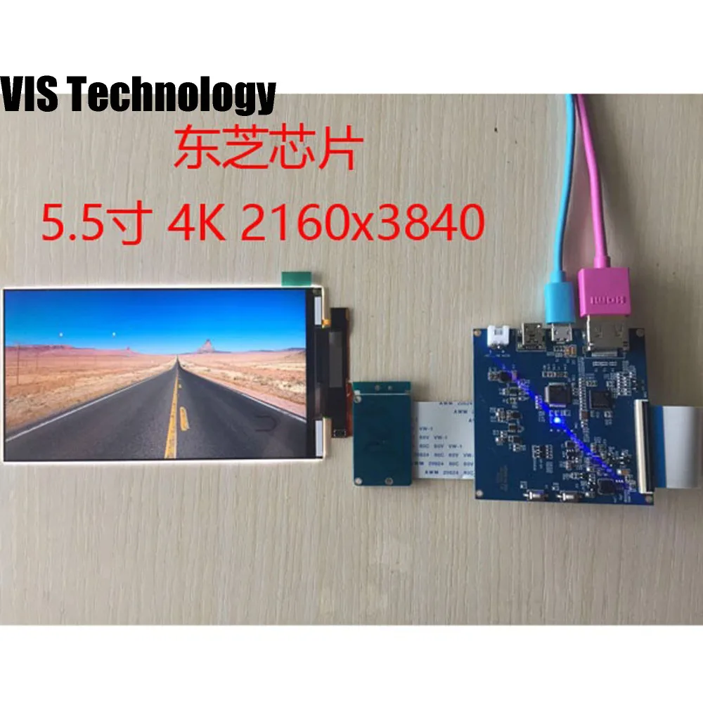 5,5 дюймов 3840*2160 4K ЖК-экран+ HDMI к MIPI драйвер контроллер для 3d SLA принтер NanoDLP Thingiverse TOS