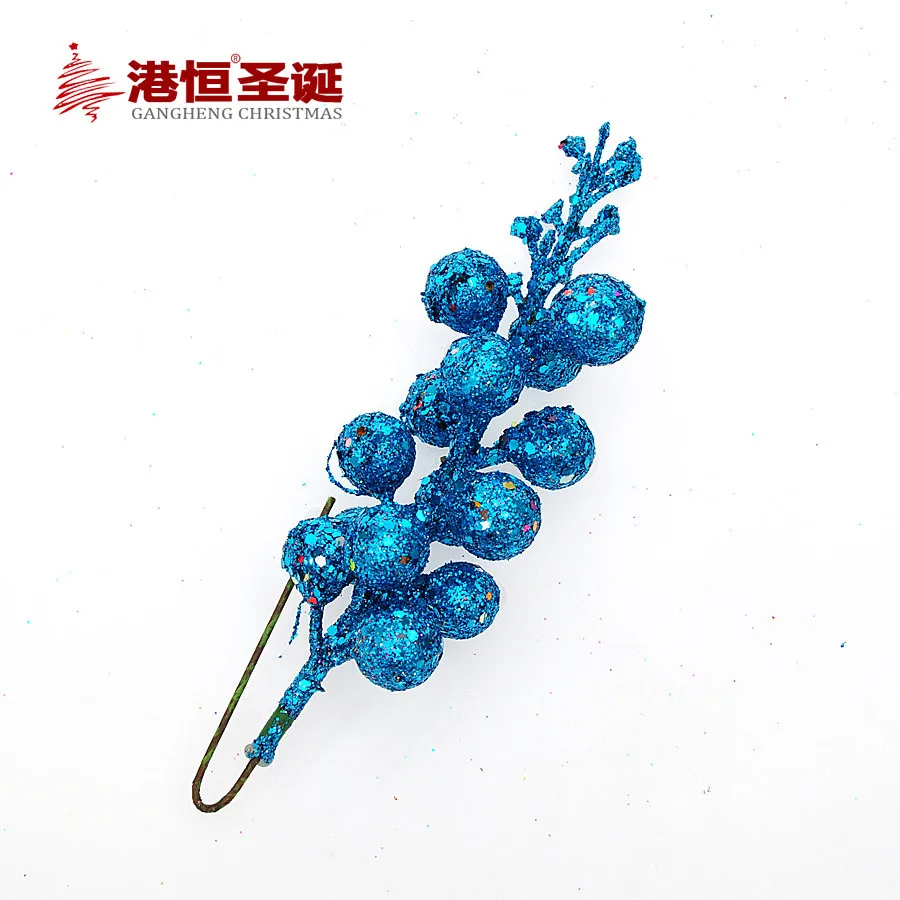 Украшения для новогодней елки золотистые/серебристые разные цвета 20 х5 см