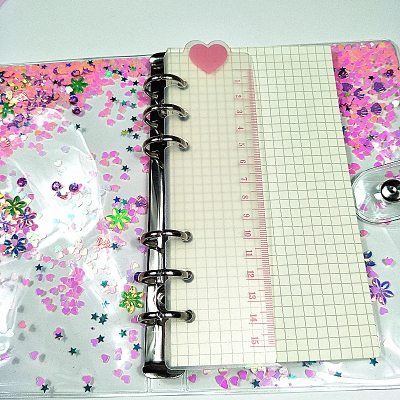 Линейка А5 А6 Love Frosted планировщик, ежедневник, блокнот с 6 отверстиями, спираль, органайзер для блокнота, блокнот, блокнот, пуля, аксессуары