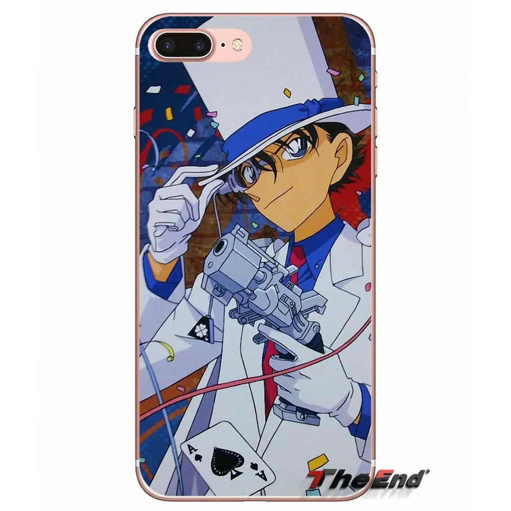 Для iPhone X 4 4S 5 5S 5C SE 6 6S 7 8 Plus Samsung Galaxy J1 J3 J5 J7 A3 A5 2016 2017 Magic Кайто Кид Phantom вор чехол|case