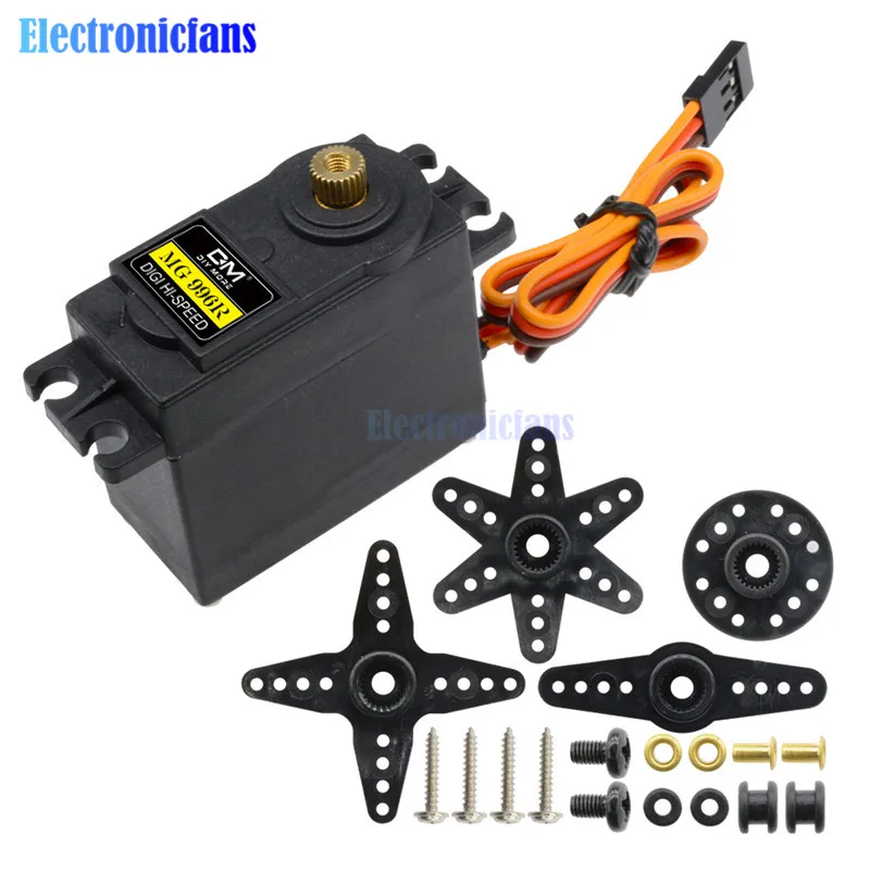 4 шт. MG996 MG 996R MG996R металлические шестерни цифровой RC Серводвигатель с высоким крутящим моментом вертолет автомобиль Лодка и крутящий момент RC автомобиль 1/8 DIY