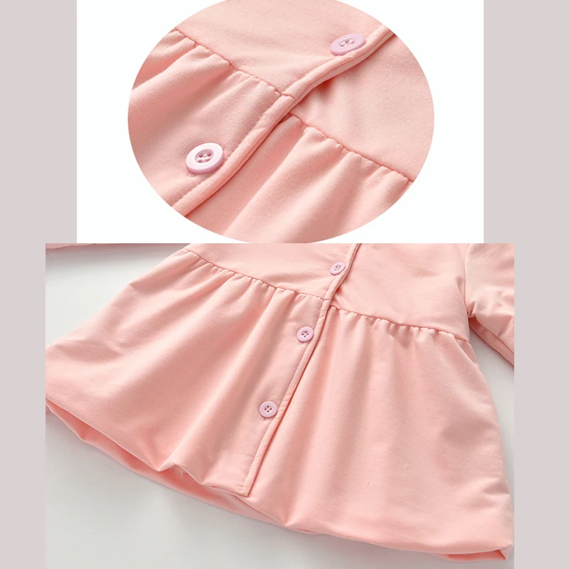 BibiCola New Arrived Winter Spring Baby Girls Long Sleeve Coat Jacket solid Hoodie Casual Outerwear 2-7Y | Детская одежда и обувь