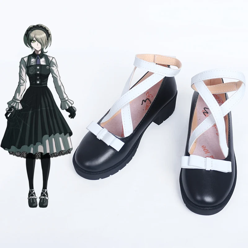 Игра Danganronpa V3: убийство Harmony Tojo kirumi Косплэй туфли горничной Kawaii Хэллоуин Рождество