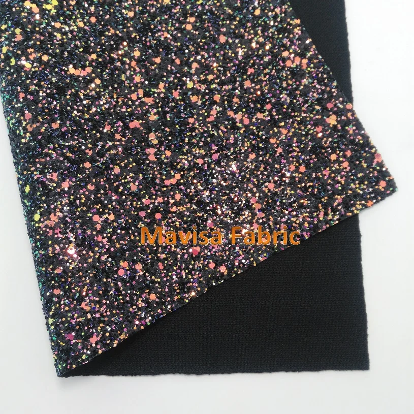 Черная блестящая кожа MQ031 30X134cm ткань для изготовления обуви с бантами сумки и