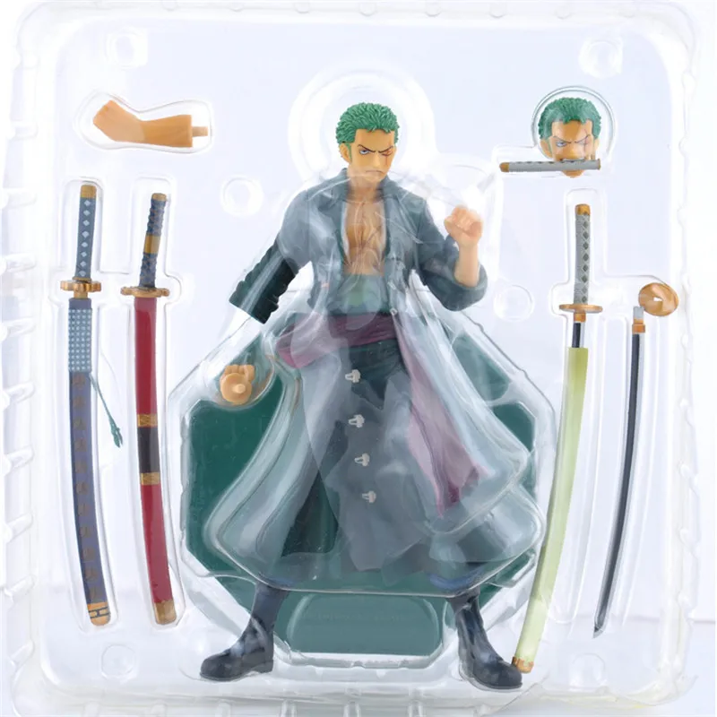 Аниме One Piece Roronoa Zoro ПВХ фигурка модель игрушки мечи Зоро фигурки Куклы Brinquedos