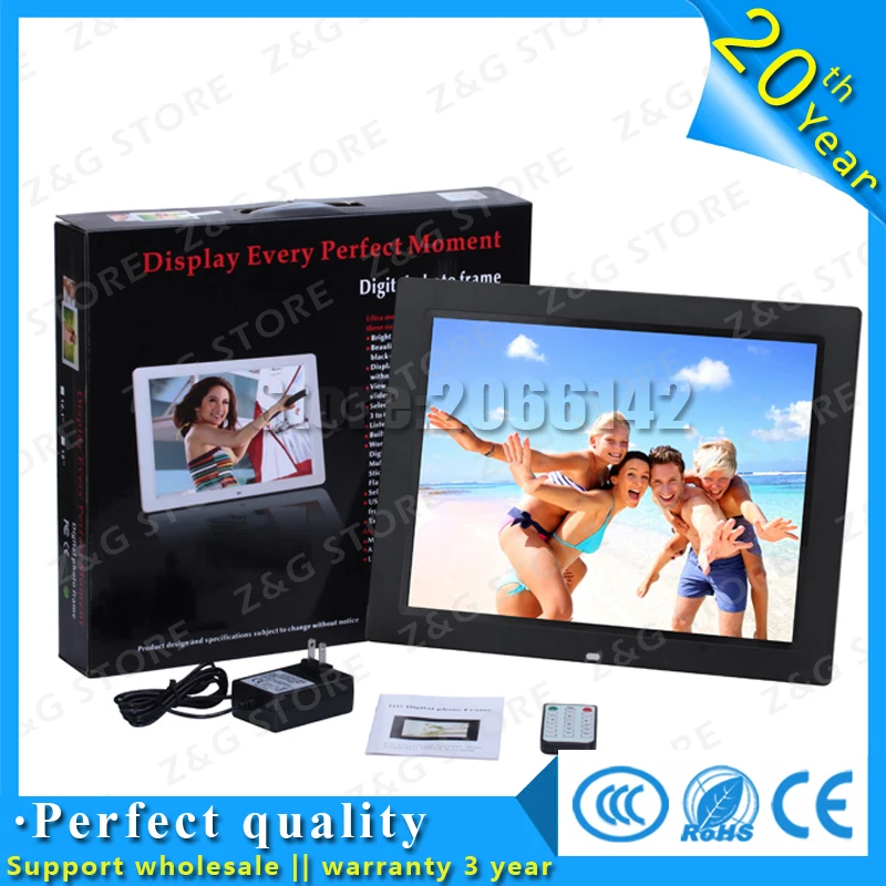 New High Quality 14 inches Digital Photo Frame with Remote Control LED Display Picture Resolution HD | Спорт и развлечения