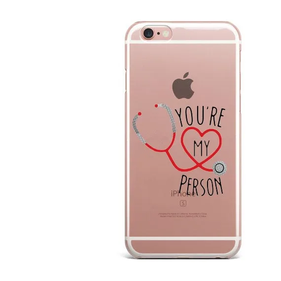 Серый анатомический красивый день чтобы сохранить жизнь прозрачный мягкий чехол