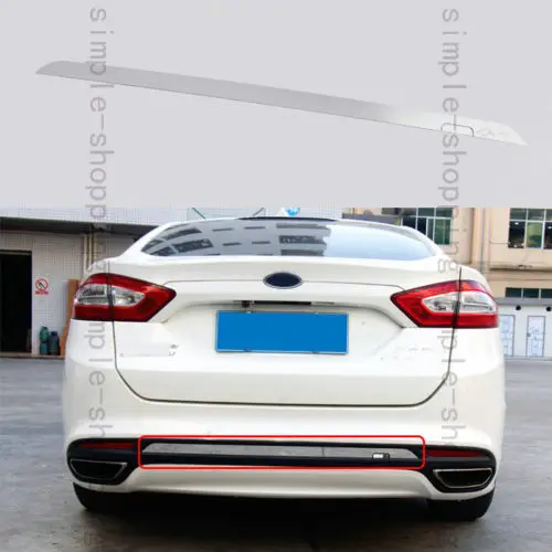 

Stainless Auto Rear BUMPER GUARD Dec Cover Trim Fit For Ford Fusion Mondeo 2013