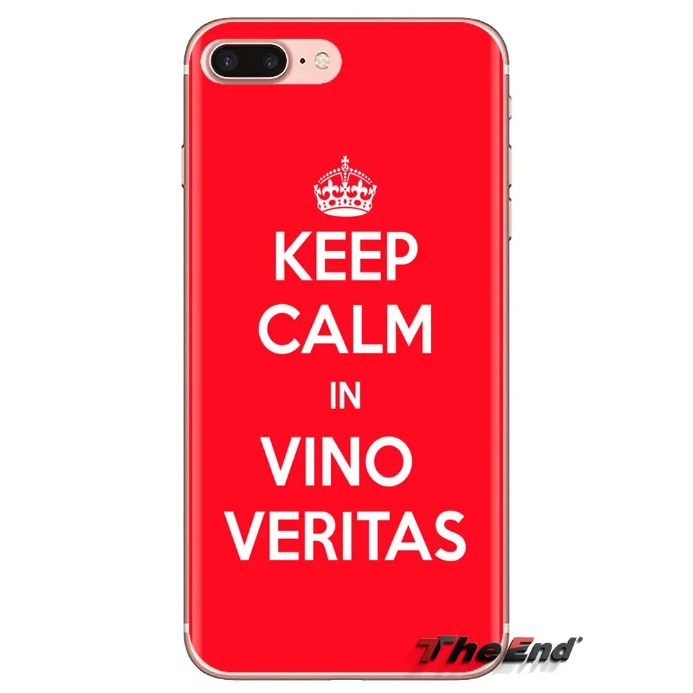 Чехол для телефона в винном стиле vino veritas чехол Samsung Galaxy S3 S4 S5 Mini S6 S7 Edge S8 S9 S10 Plus Note 3 4