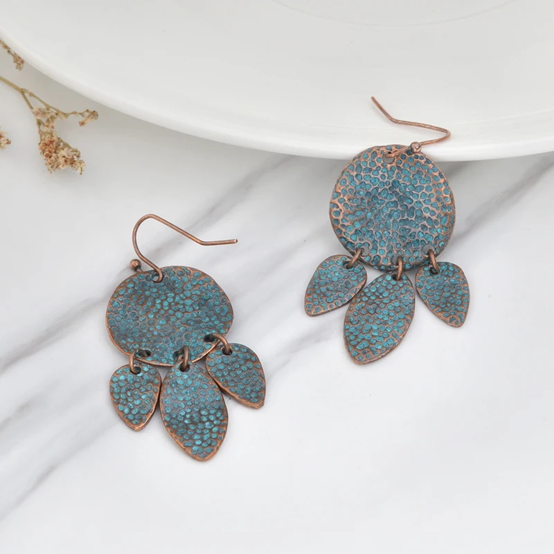 Geometric Earrings Creative Jellyfish Shape Cute Retro Indian national style Drop earrings for Women Jewelry | Украшения и
