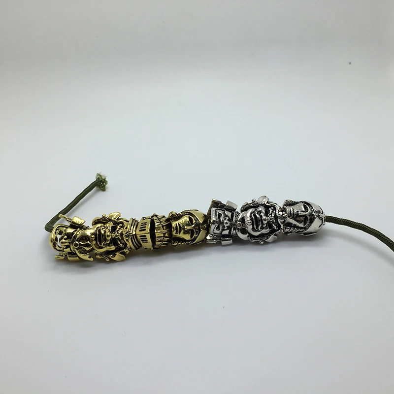 7 шт. Большие размеры Паракорды Бусины металла Талисманы череп для браслет