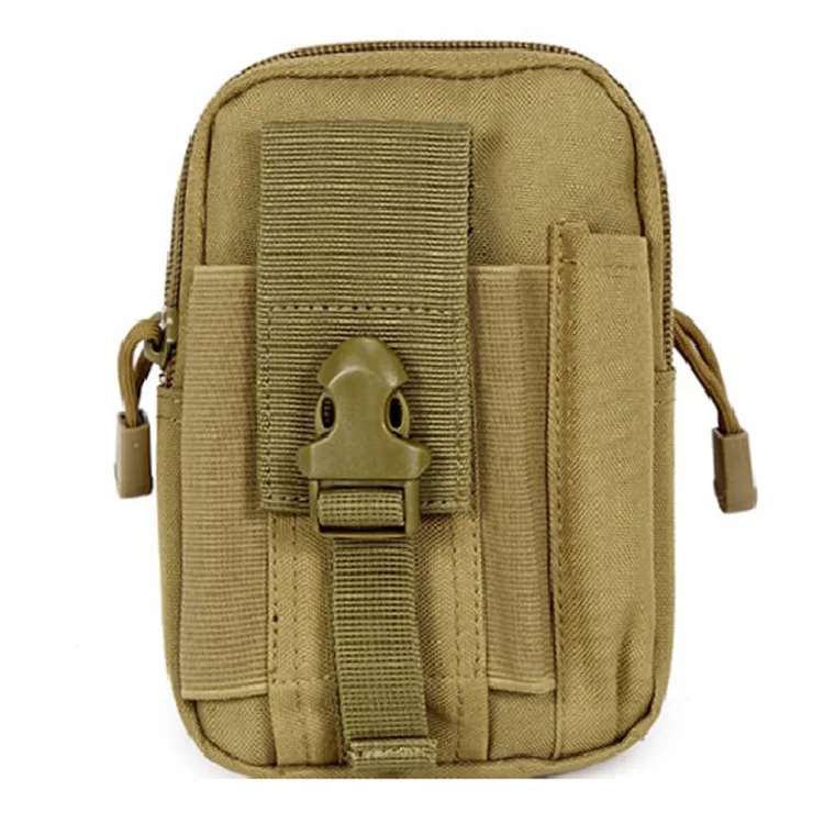 DE CQC Molle тактическая поясная сумка Мужская Уличная спортивный беговой пояс держатель для мобильного телефона чехол EDC охотничьи сумки - Цвет: DE