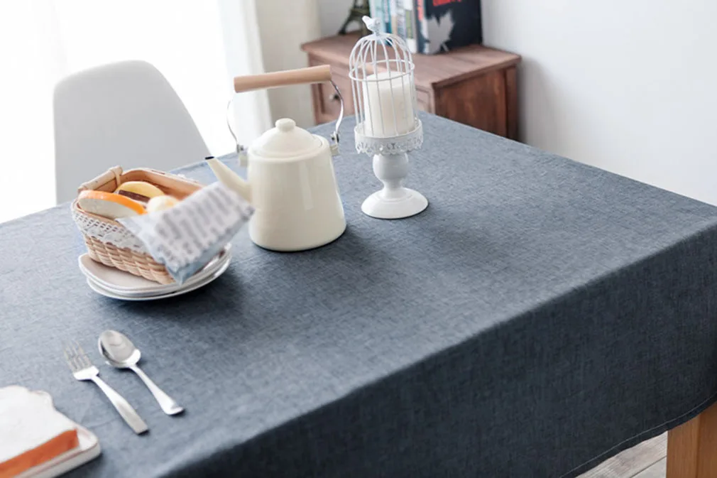 YO HOOM Minimalist Nordic Striped Waterproof Tablecloth Mediterranean Style Tea Table Cloth Kitchen Restaurant Coffee | Дом и сад