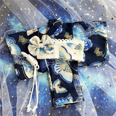 A Кукла Одежда кукла 1/6 кукла в кимоно платье с большим бантом для 1/6 BJD SD 30 см кукла аксессуары с вишневым рисунком кролика - Цвет: A