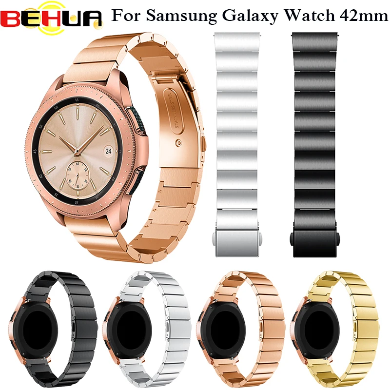 Ремешок из нержавеющей стали 316L для часов Samsung Galaxy Watch 42 мм|Смарт-аксессуары| |