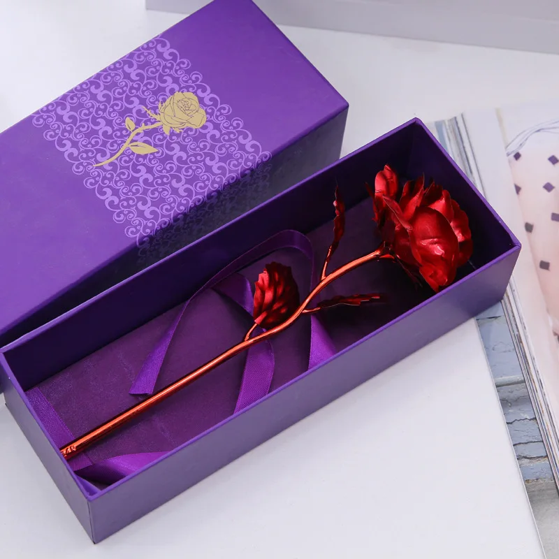 

1 Piece Fashion Romantic Rose Unique Birthday Gifts For Wife Girlfriend Creative Festivals Party Favor Business Souvenir