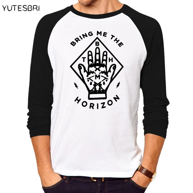 Модная футболка Bring Me The Horizon Мужская хип хоп музыкальная группа для фитнеса