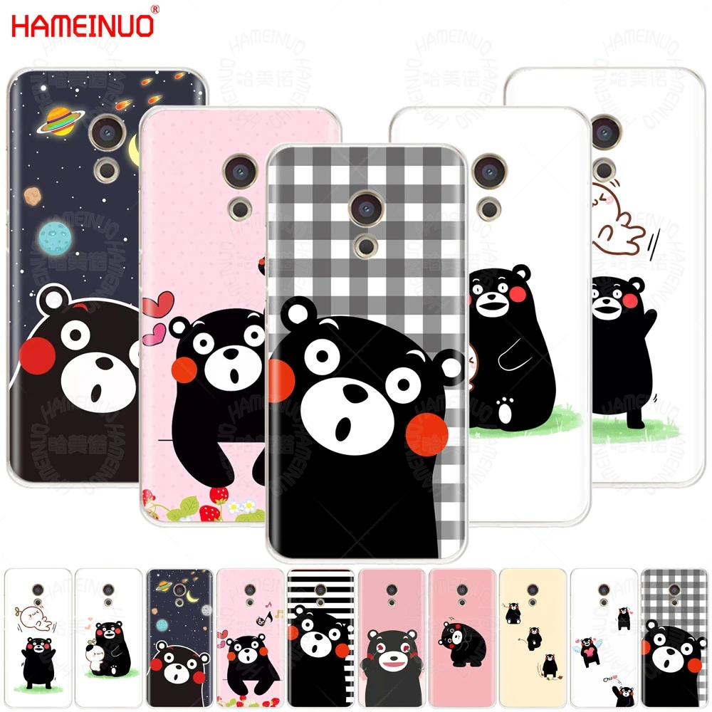 Чехол для телефона HAMEINUO Japan Kawaii Kumamon с милым медведем Meizu M6 M5 M5S M2 M3 M3S MX4 MX5 MX6 PRO 6 5 U10 U20