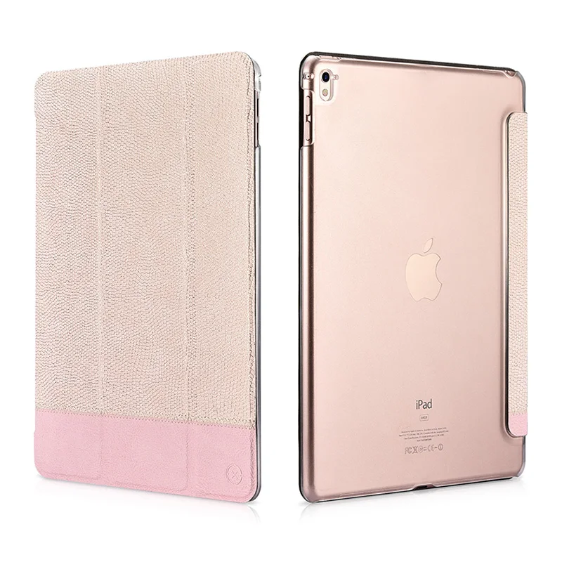 (Розовый) XOOMZ бренд для iPad Pro 9 7 чехол искусственная кожа Фолио Сращивание Сияющий