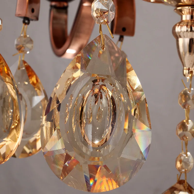 SOLFART красная бронзовая цветная люстра ручной работы стеклянный цветочный