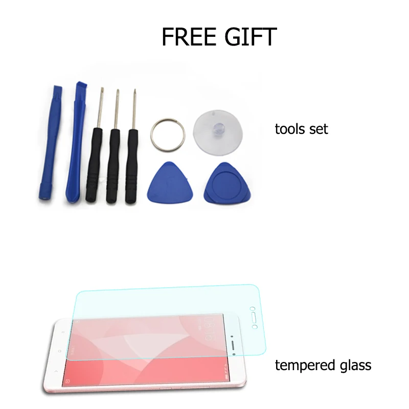 5.5&quot ORIGINAL Replacement Parts For Xiaomi redmi note 2 LCD Display Touch Screen Digitizer Assembly FREE Tools | Мобильные
