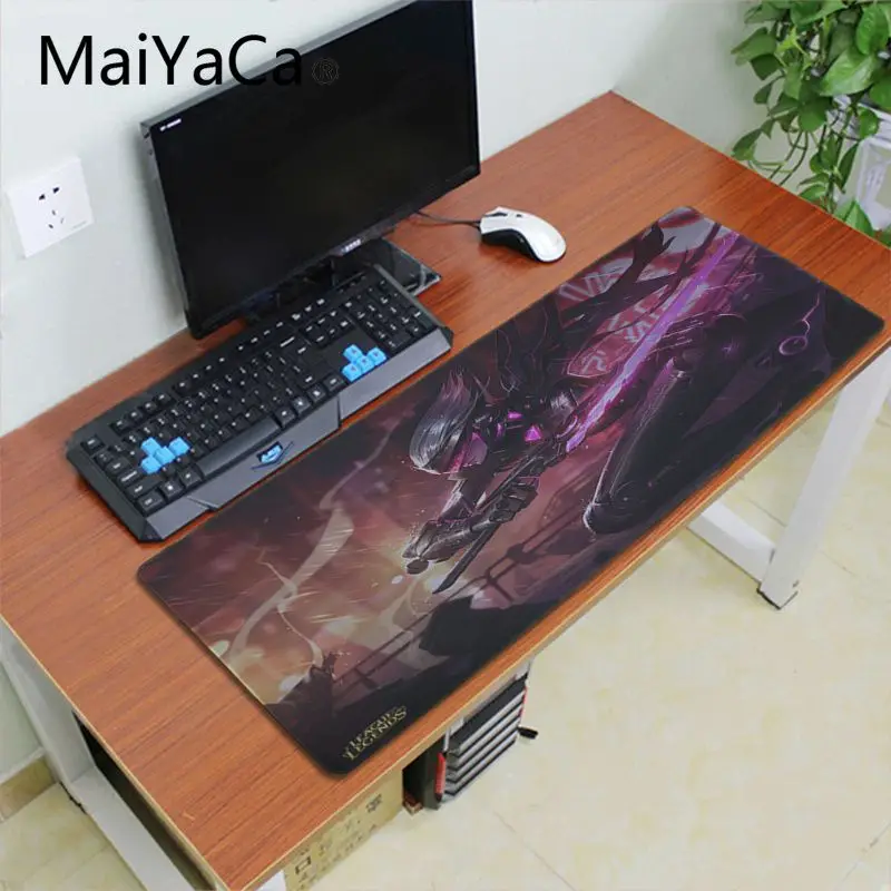 Maiyaca Нескользящие ПК league of legends проект leona коврик для мышки в стиле аниме мыши