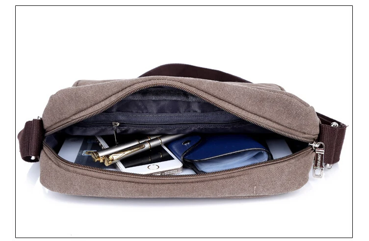 WORTHFIND Мужчины Холст Посланник Сумки Повседневный Сумка Старинные Crossbody мужская