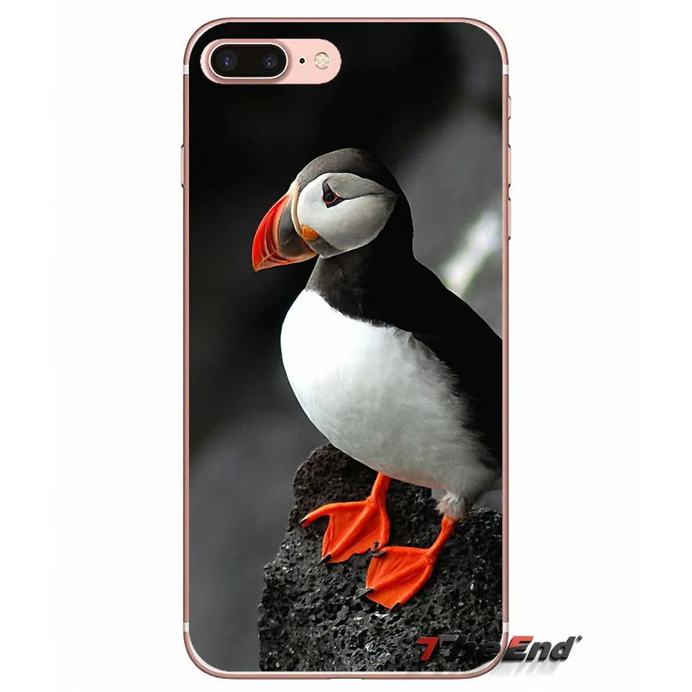 Atlantic Puffin Faroe Islands Soft Case For Samsung Galaxy S3 S4 S5 MINI S6 S7 edge S8 Plus Note 2 3 4 5 Grand Core Prime | Мобильные