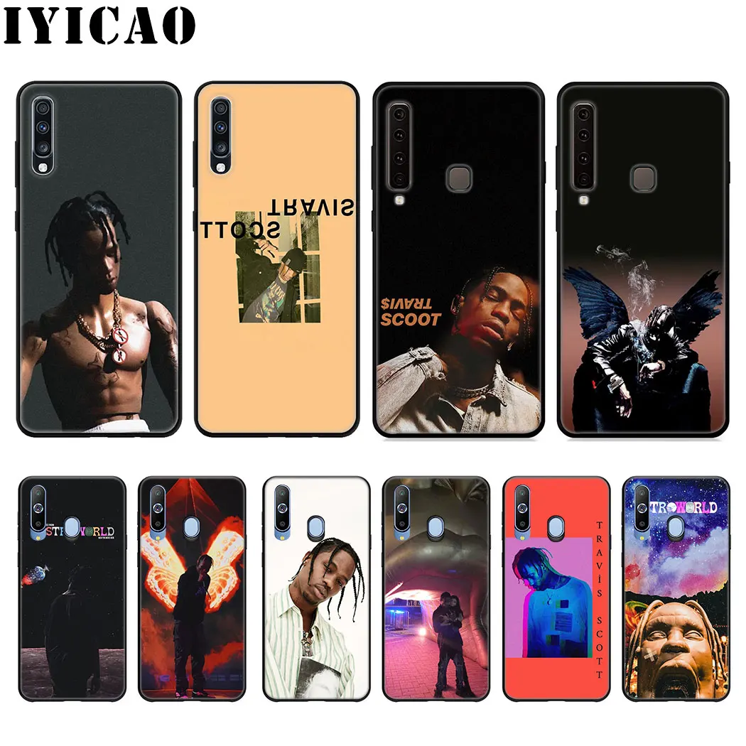 IYICAO реперские кепки с изображением Трэвиса Скотта мягкий чехол для samsung Galaxy A9 A8 A7