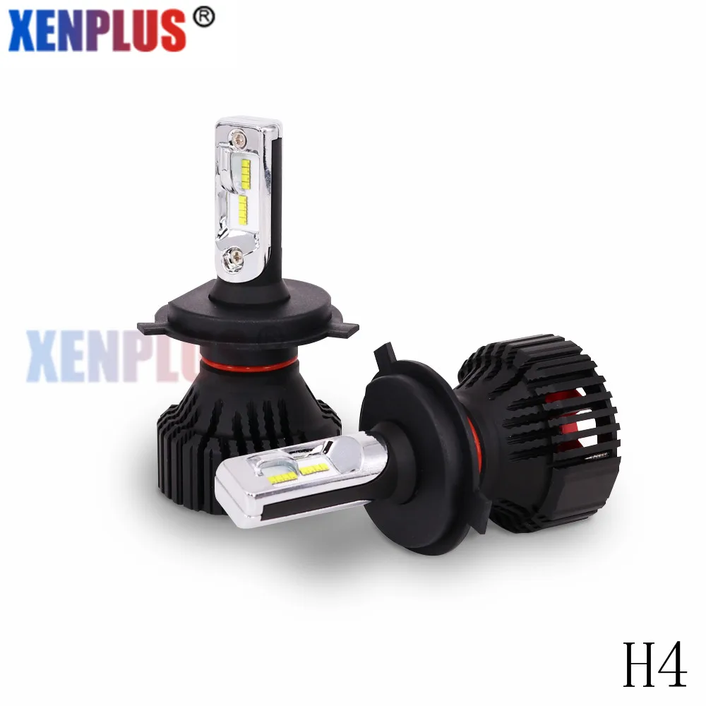 2 шт. Автомобильные светодиодные фары H4 H7 H13 H11 H9 HB3 HB4/9006 9004 9007 12 V 6500 K 8000lm E3 все-в-одном авто лампы Play-n-plug противотуманные фары