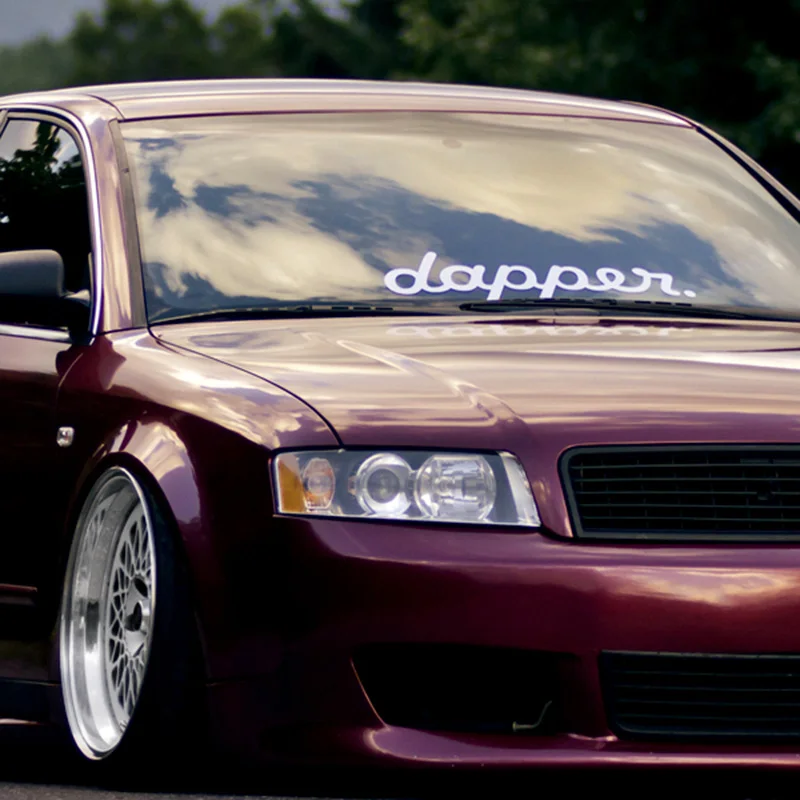 Белый Dapper Carpe Diem автомобиль стиль hellaflush отражательная виниловая наклейка наклейки на переднее и заднее лобовое стекло окно дверная ручка Декор