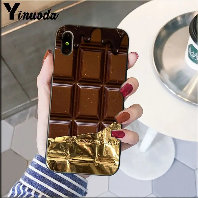 Мягкий Силиконовый ТПУ чехол для телефона Yinuoda alenka bar wonka chocolate iPhone 8 7 6 6S Plus 5 5S SE XR X XS