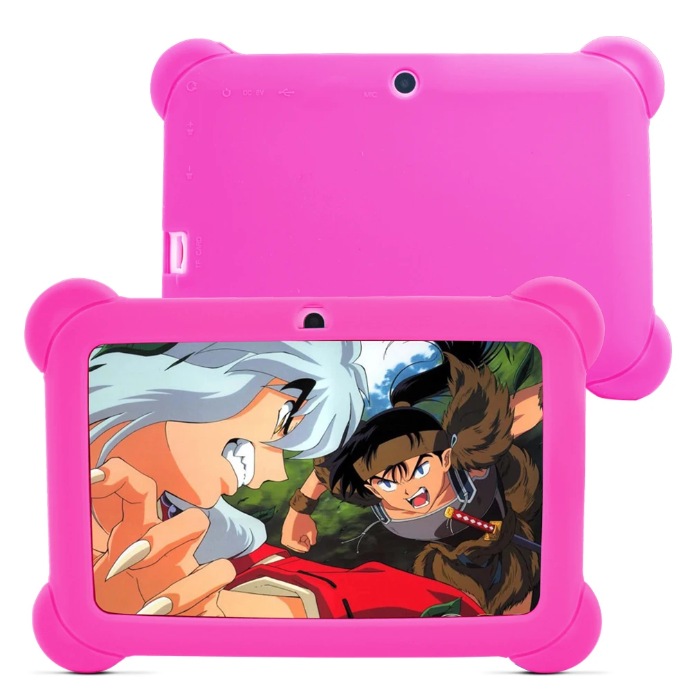 7" A33 Quad Core 1.5GHz 5 Colors Q88 7 inch Tablet PC 1024 x 600 Dual Camera 8GB Android Bluetooth with Silicone Case | Компьютеры и