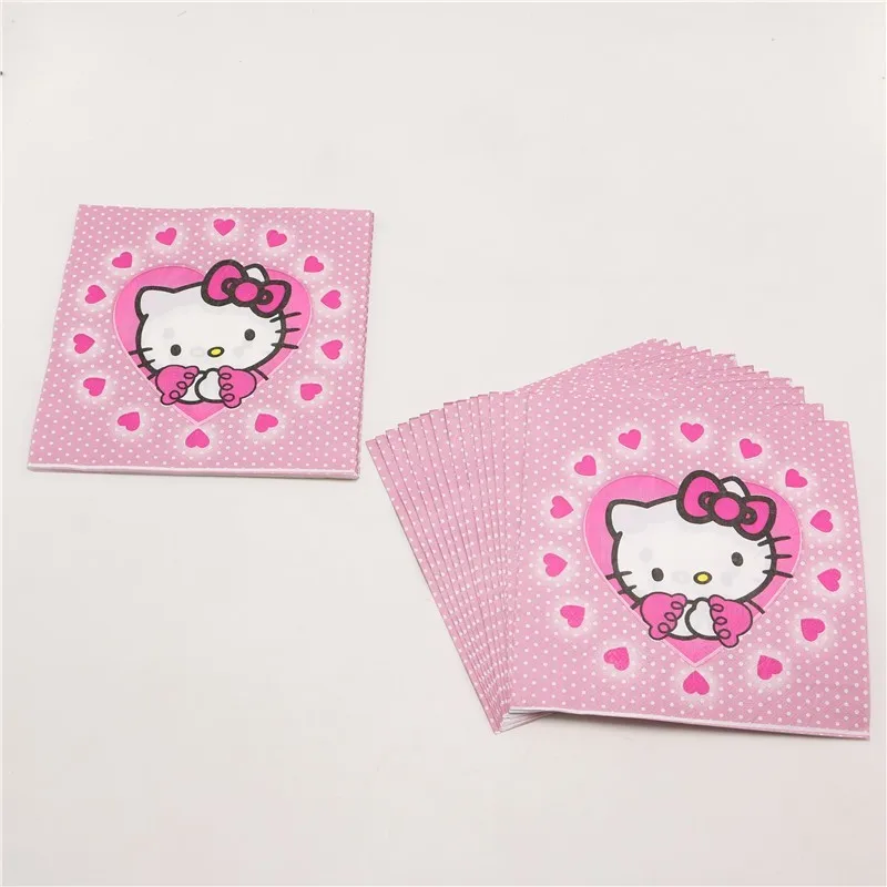81 шт./компл. мультфильм Hello Kitty тематических вечеринок украшения Наборы