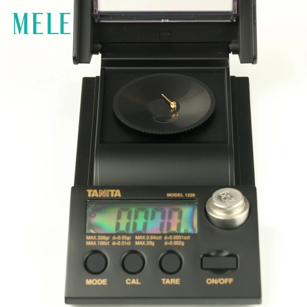 Меле Настоящее 18K золото ушной стержень для сережек 13mmX2.8mm DIY ювелирные аксессуары