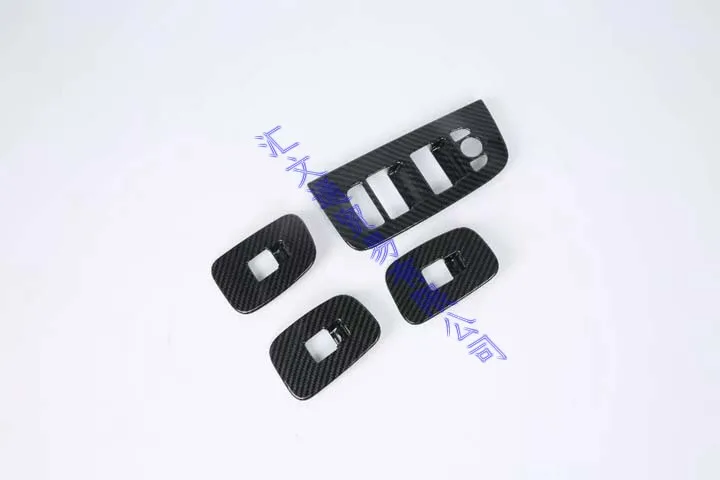For Volvo XC60 2018-2021 Carbon Fiber Style Door Window Armrest Cover Switch Panel Trim Molding Garnish | Автомобили и мотоциклы