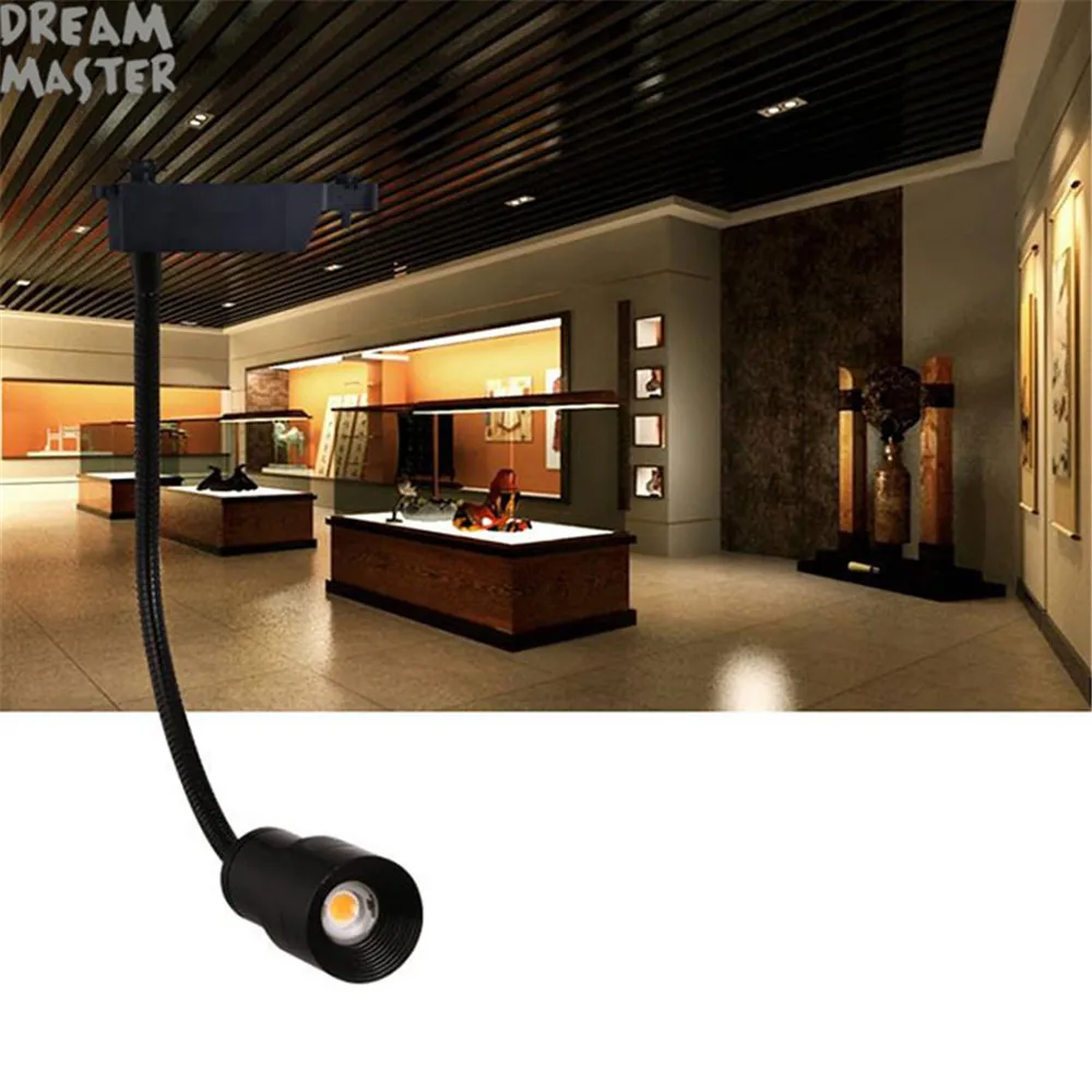 

New gooseneck zoom led track light,Cree LED spotlights,modern clothing store logo lamp lumiere focus rail focusable fixture