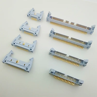 DC2-L DC2 DC3 FC FD ВДДК IDC розетка коробка 2,54 мм Шаг эжектор коннектора 10 фунтов 14 16 20 24 26-30; большие размеры 34-40 50 60 64 P PIN-код - Цвет: DC2-L