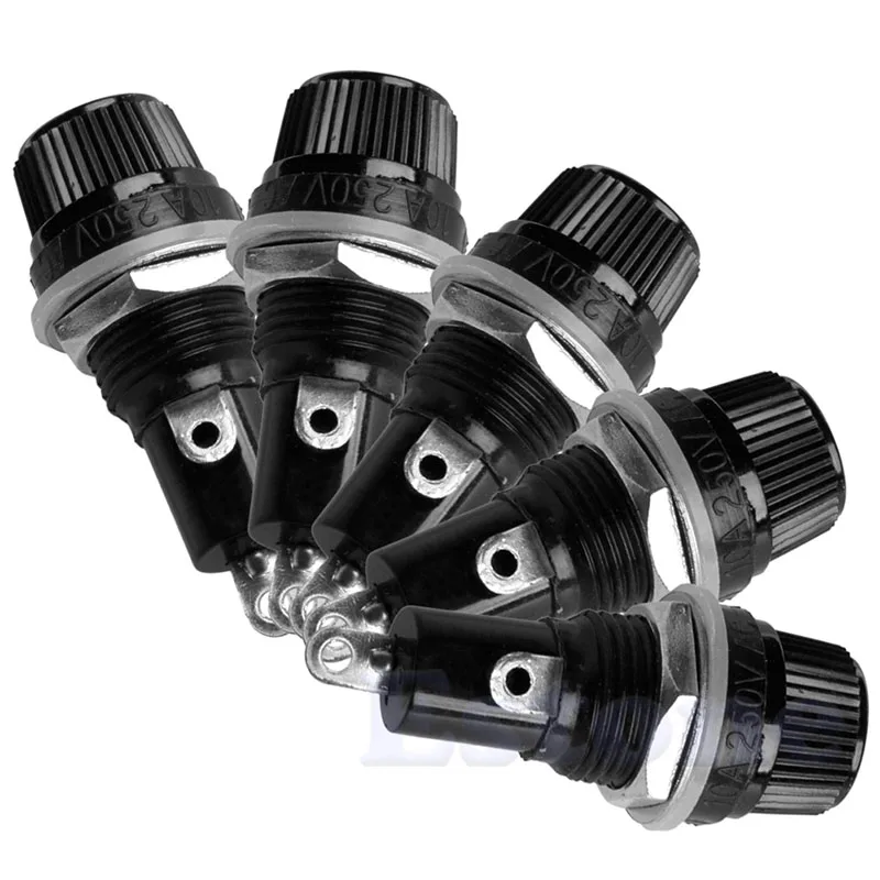 5 шт. винт крепления панели шасси гнездо держателя плавкого предохранителя для 5*20