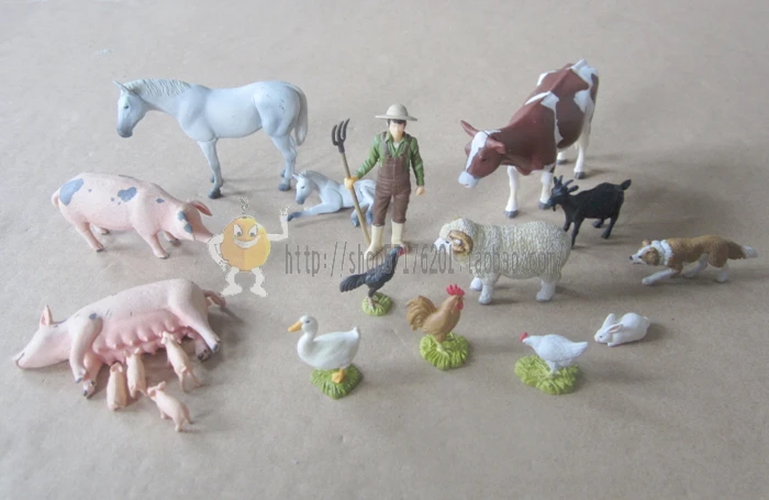 Фигурка из ПВХ модель игрушка мини-ферма набор маленькое украшение - купить по