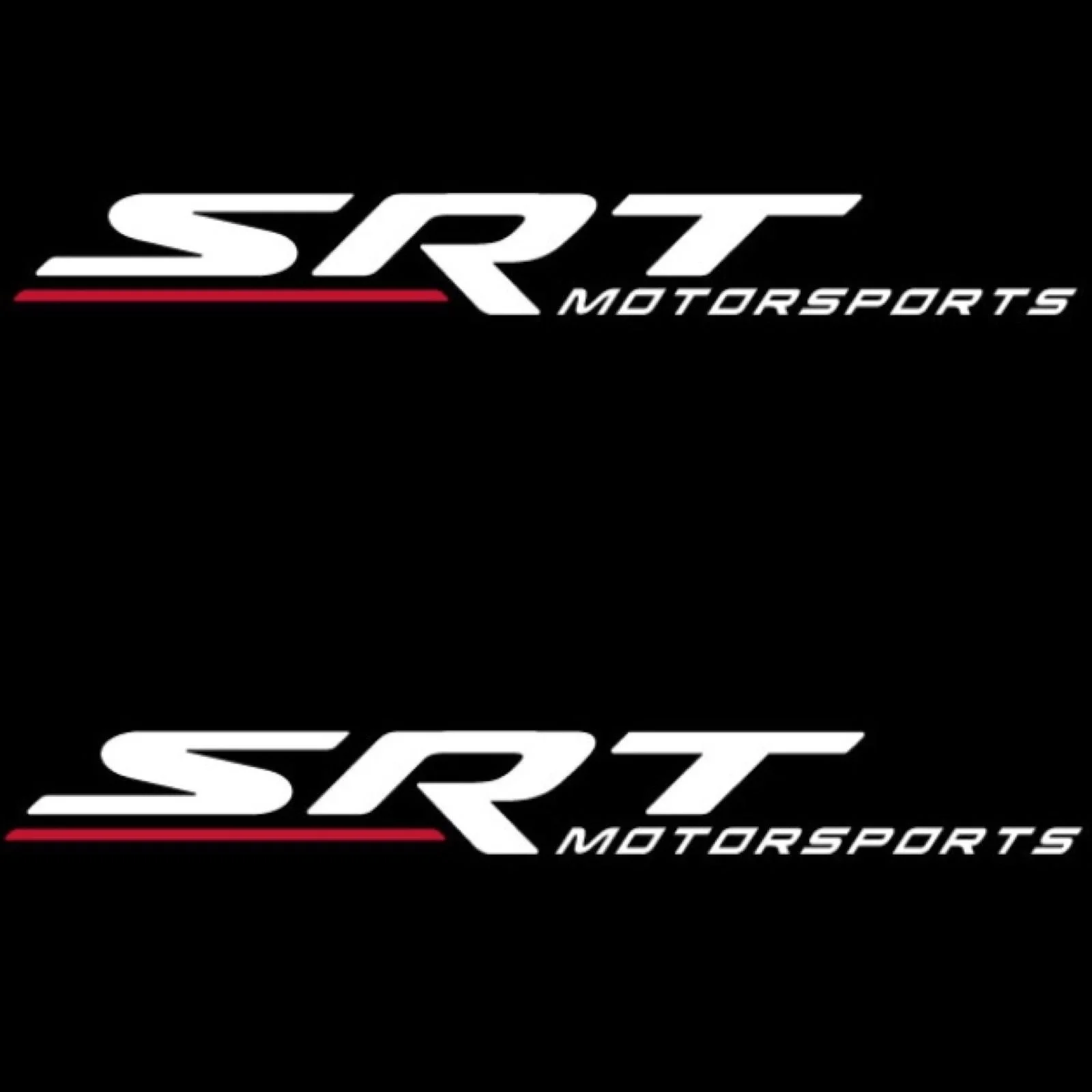 

2Pcs SRT Motorsport Vinyl Decal Sticker 2 X (Any Color) 8"