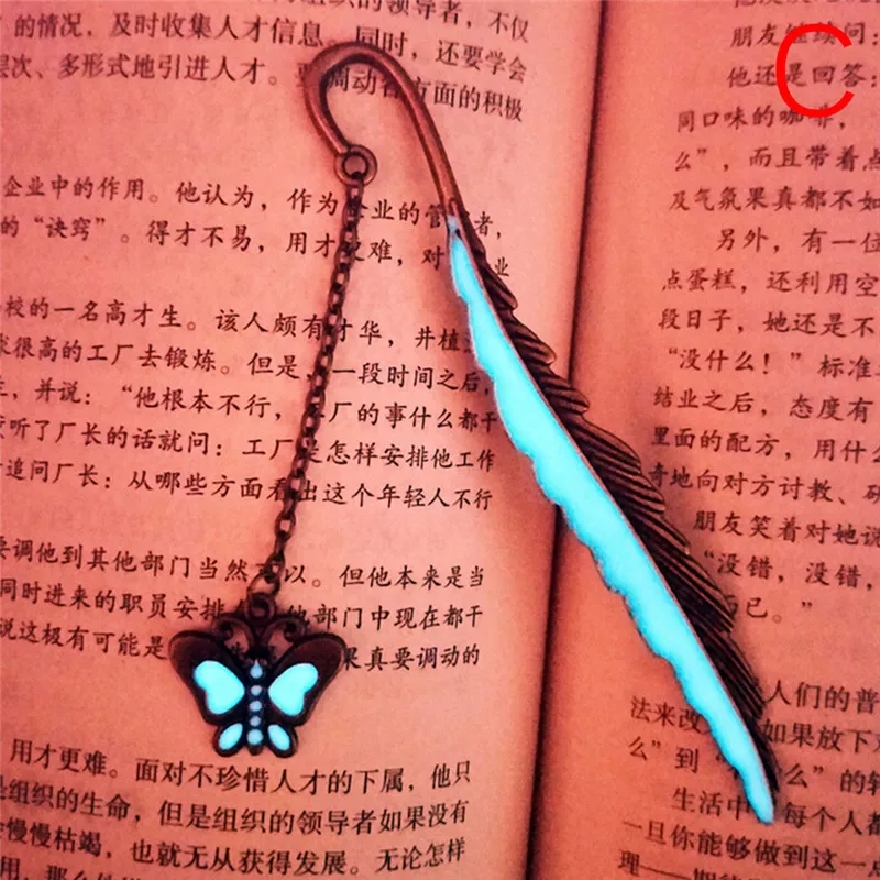 1 шт. Kawaii Закладка светящийся пирсинг для пупка наклейка закладка Read Maker школьные