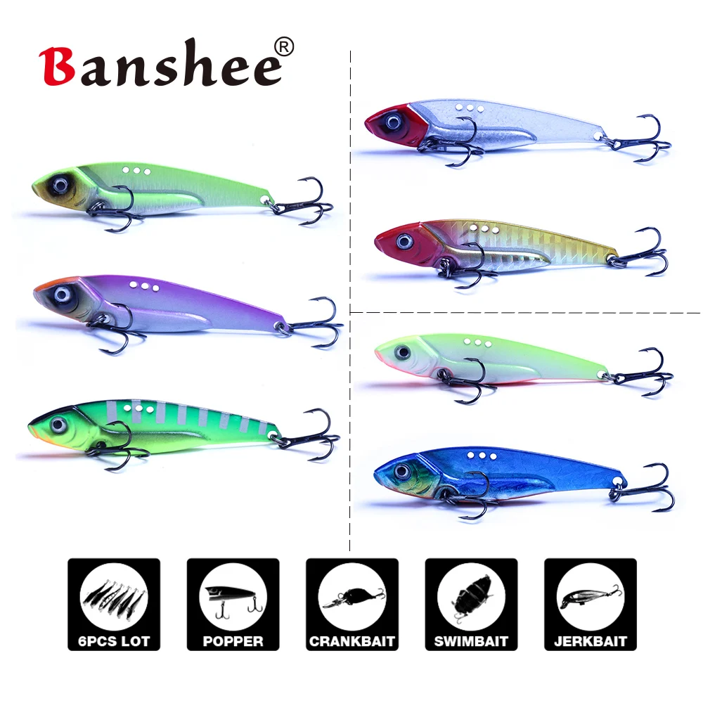 Banshee 3 шт./лот 70 мм/16 г Дракон зуб металлический ВИБ вибратор DR03 твердая приманка